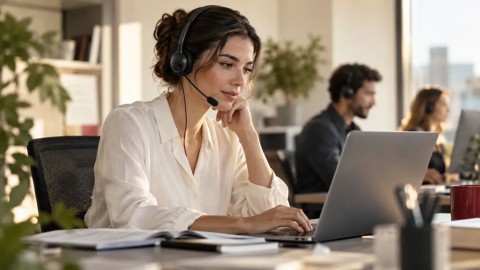 Service-center employee consulting company information